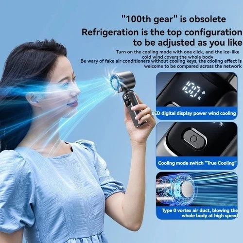 Turbo Foldable Fan Rechargeable